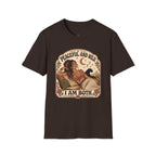 Peaceful and Wild I Am Both T-Shirt Vintage Design