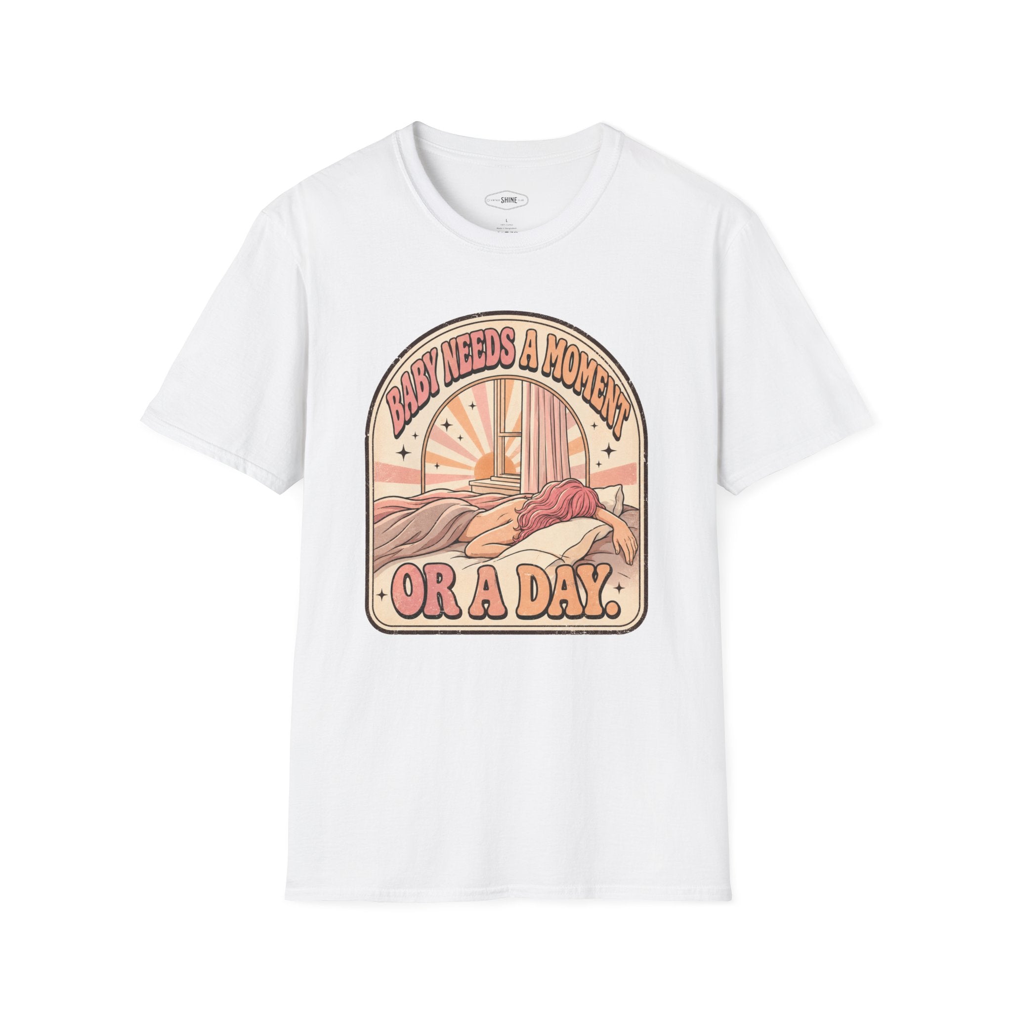 Baby Needs a Moment T-Shirt Vintage Design