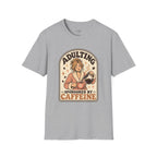 Adulting Sponsored by Caffeine T-Shirt Vintage Design