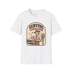 Serving Looks & Fines T-Shirt Vintage Design