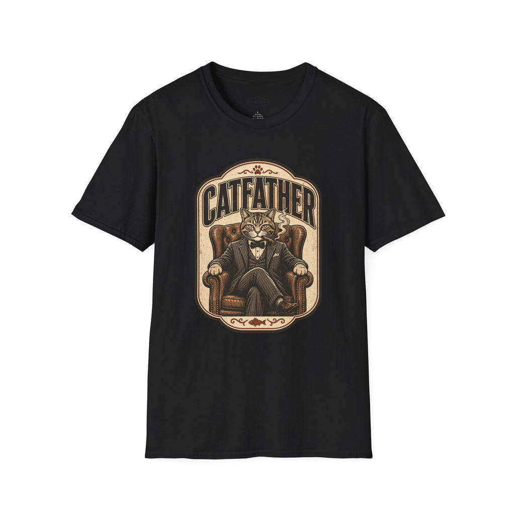 Catfather T-Shirt Vintage Design