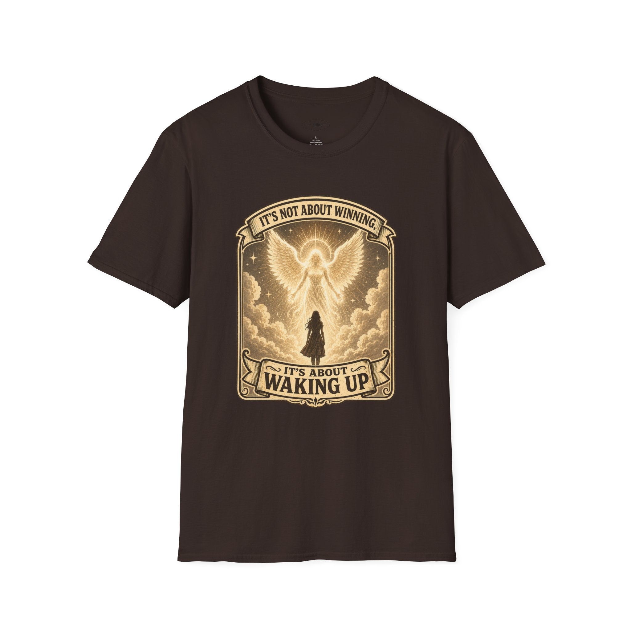 It's Not About Winning, It's About Waking Up T-Shirt Vintage Design