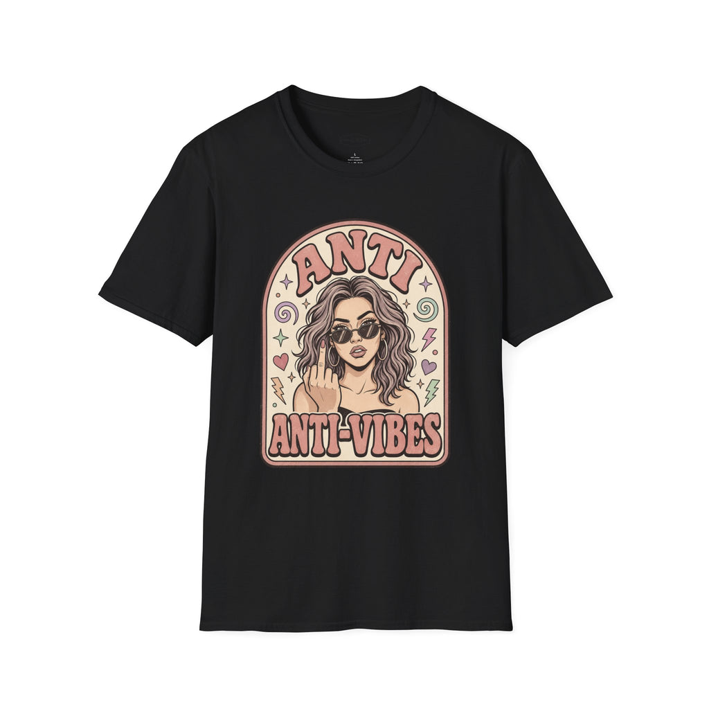 Anti Anti-Vibes T-Shirt Vintage Design