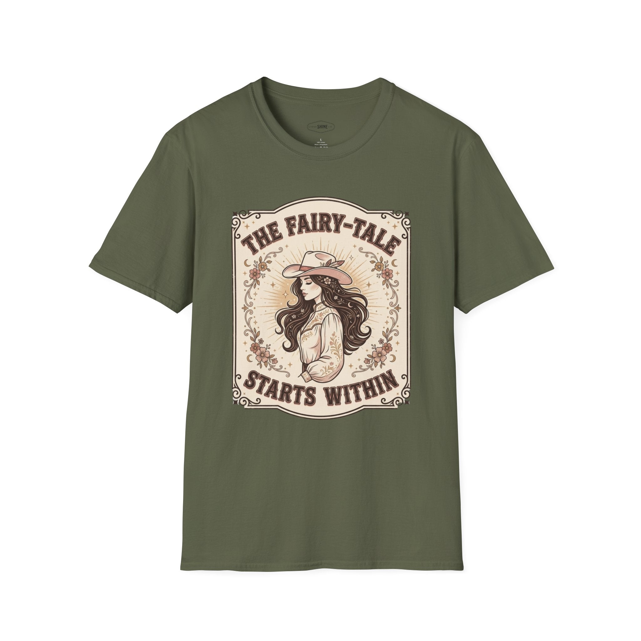 The Fairy-Tale Starts Within T-Shirt Vintage Design