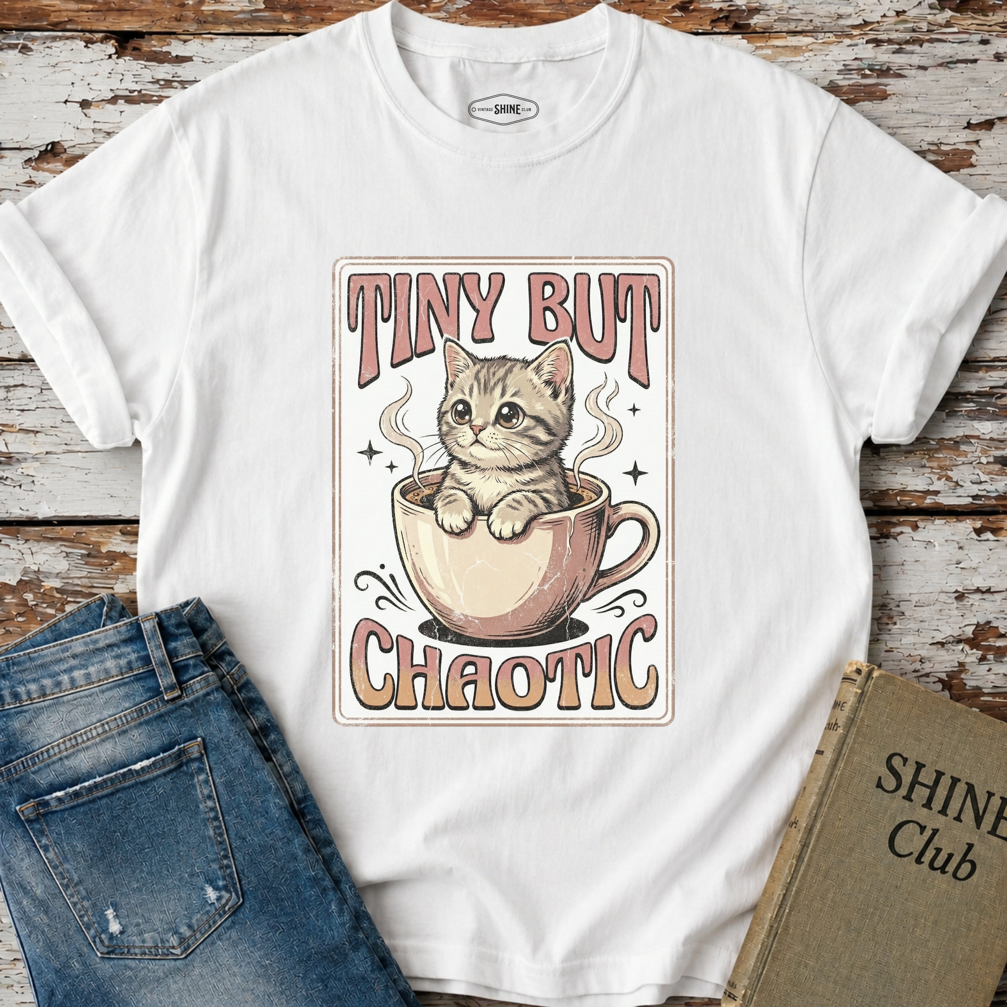 Tiny But Chaotic T-Shirt Vintage Design