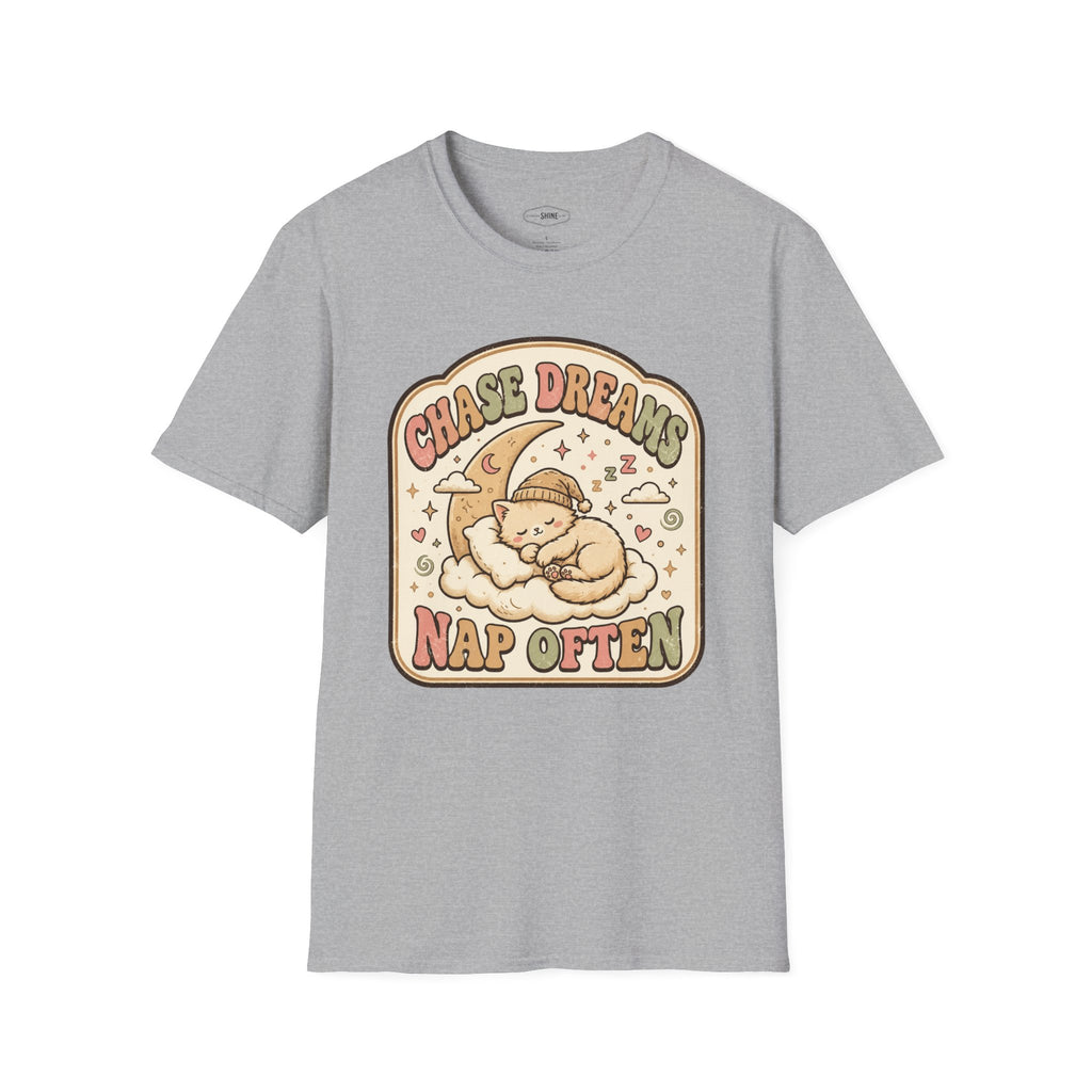 Chase Dreams Nap Often T-Shirt Vintage Design