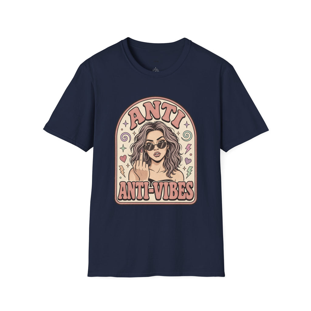 Anti Anti-Vibes T-Shirt Vintage Design