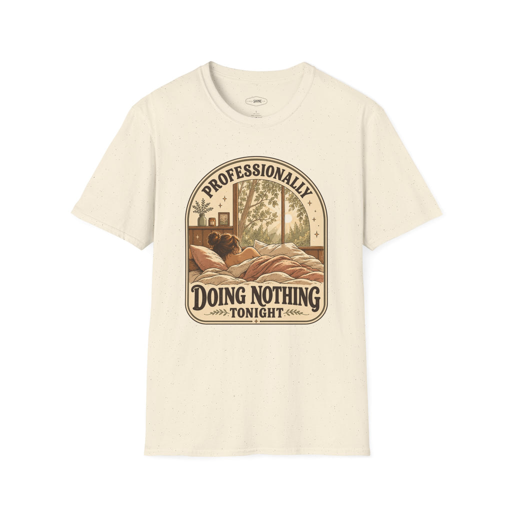 Professionally Doing Nothing Tonight T-Shirt Vintage Design