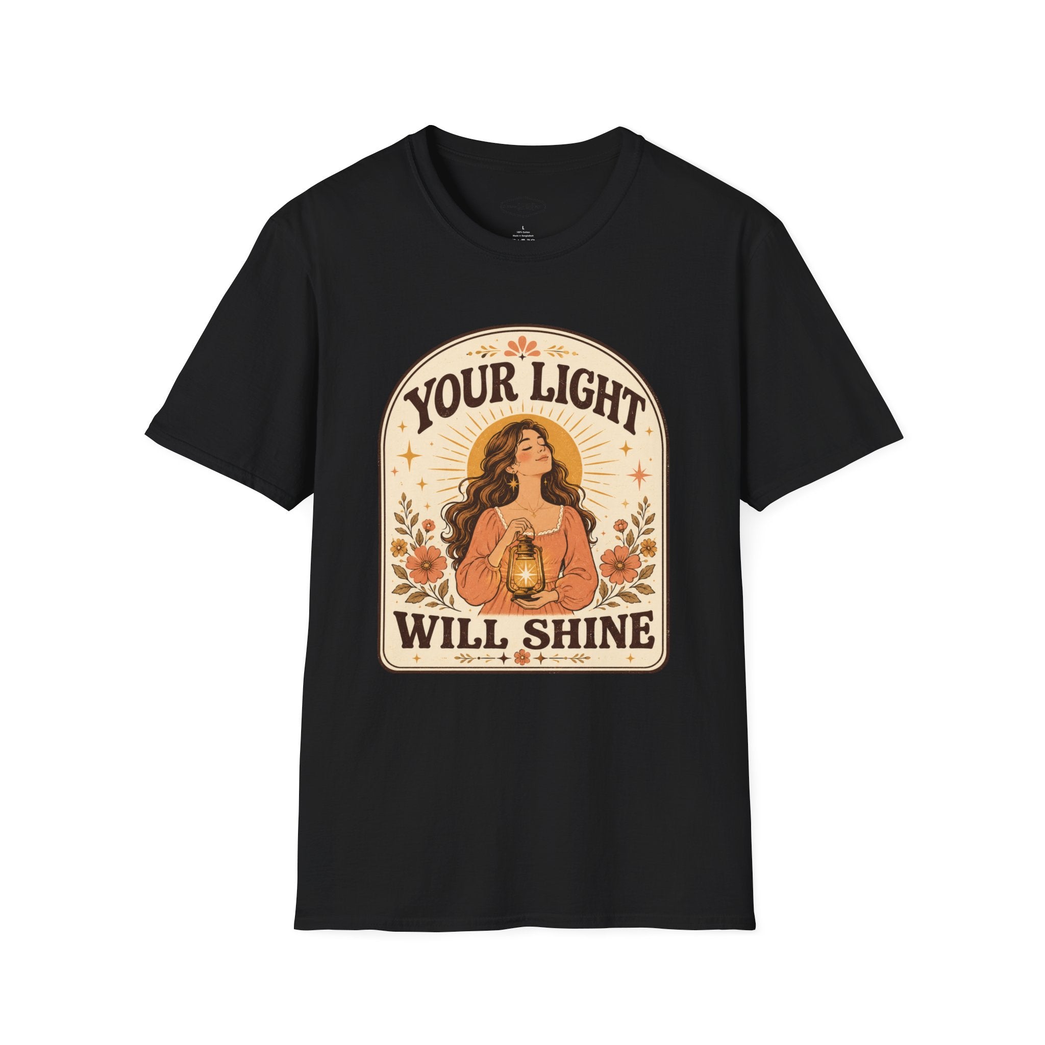 Your Light Will Shine T-Shirt Vintage Design