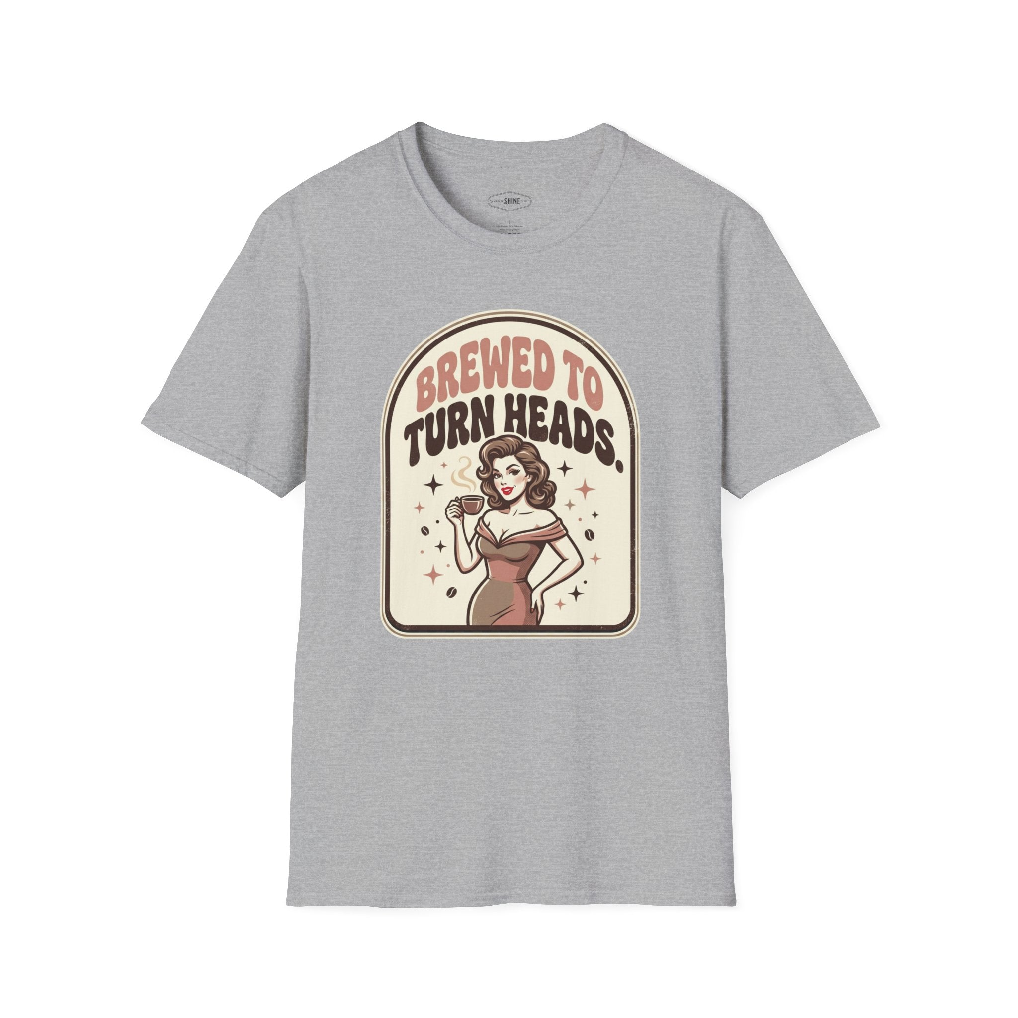 Brewed to Turn Heads T-Shirt Vintage Design