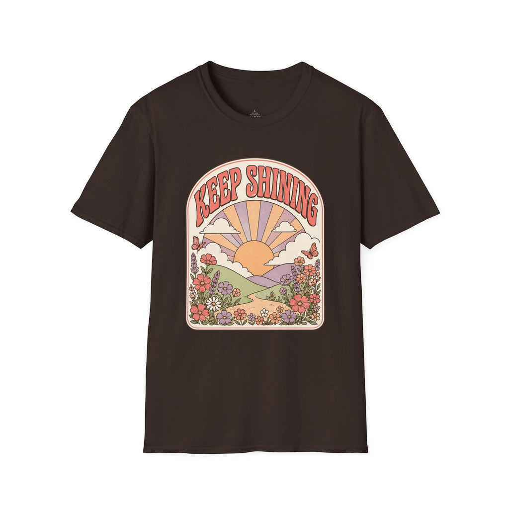 Keep Shining T-Shirt Vintage Design