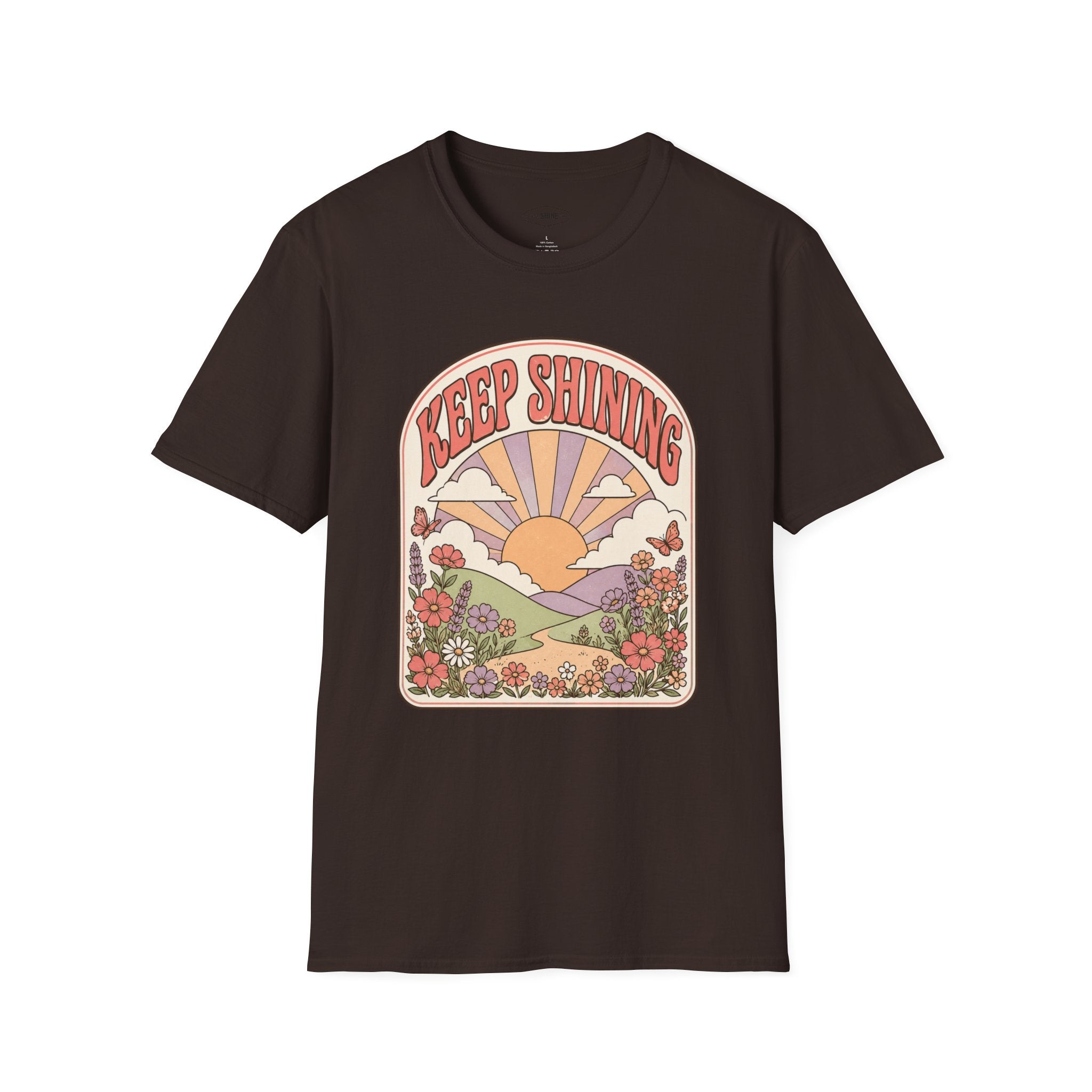 Keep Shining T-Shirt Vintage Design
