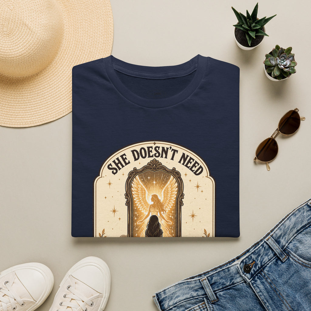 She Doesn't Need Armor, She Has Wings T-Shirt Vintage Design