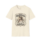 Chin Up Beautiful or the Crown Slips T-Shirt Vintage Design