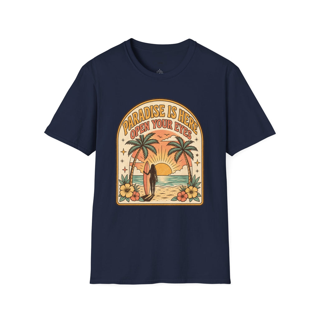 Paradise Is Here T-Shirt Vintage Design