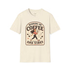 Running on Coffee and Vibes T-Shirt Vintage Design