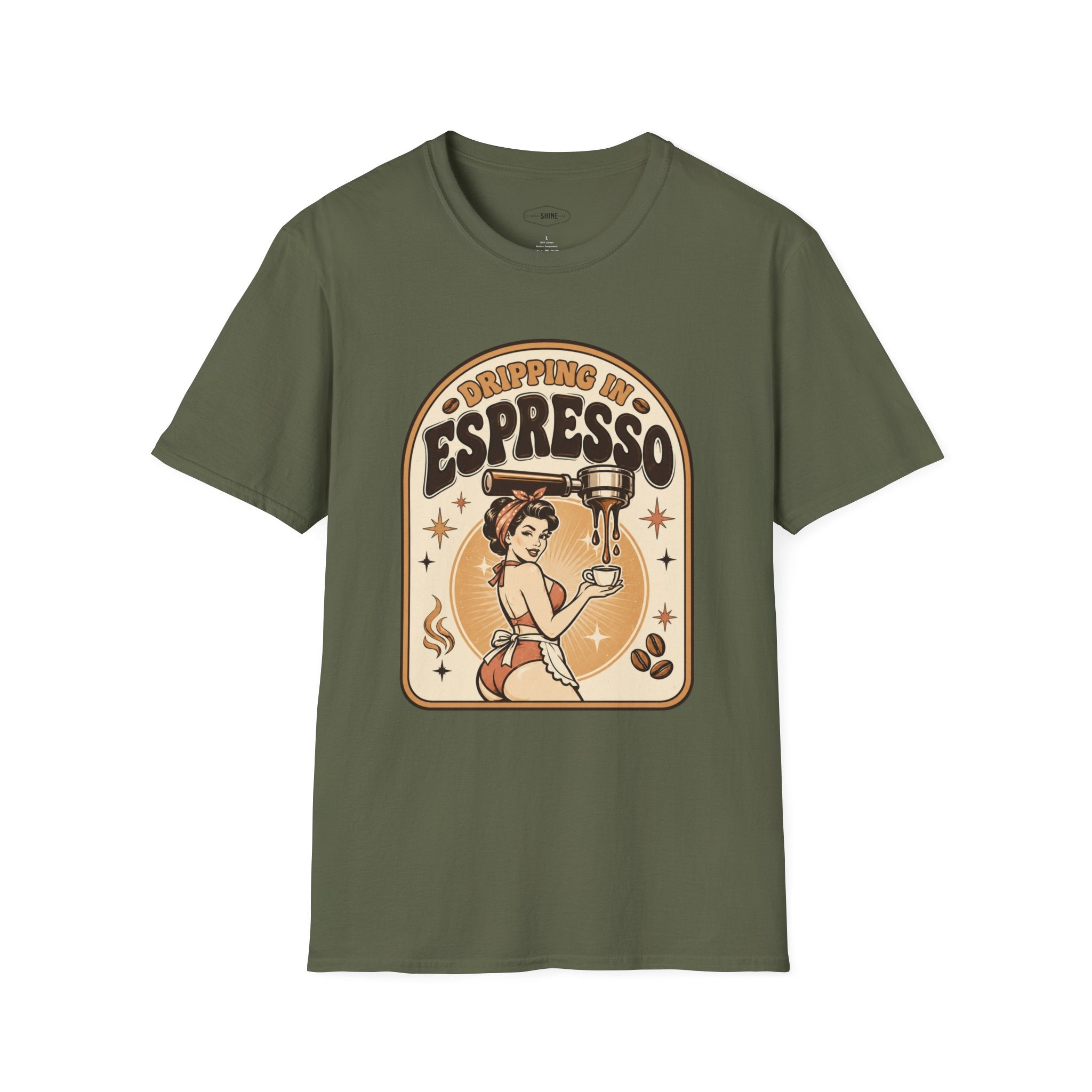Dripping in Espresso T-Shirt Vintage Design