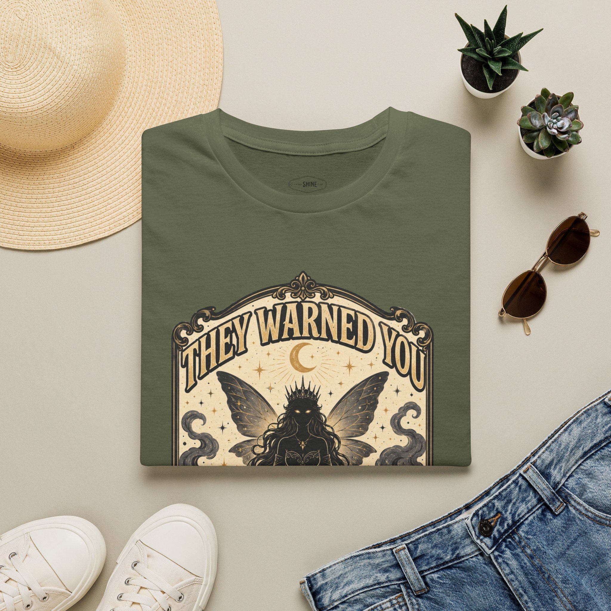 They Warned You About Me in Fairy Tales T-Shirt Vintage Design