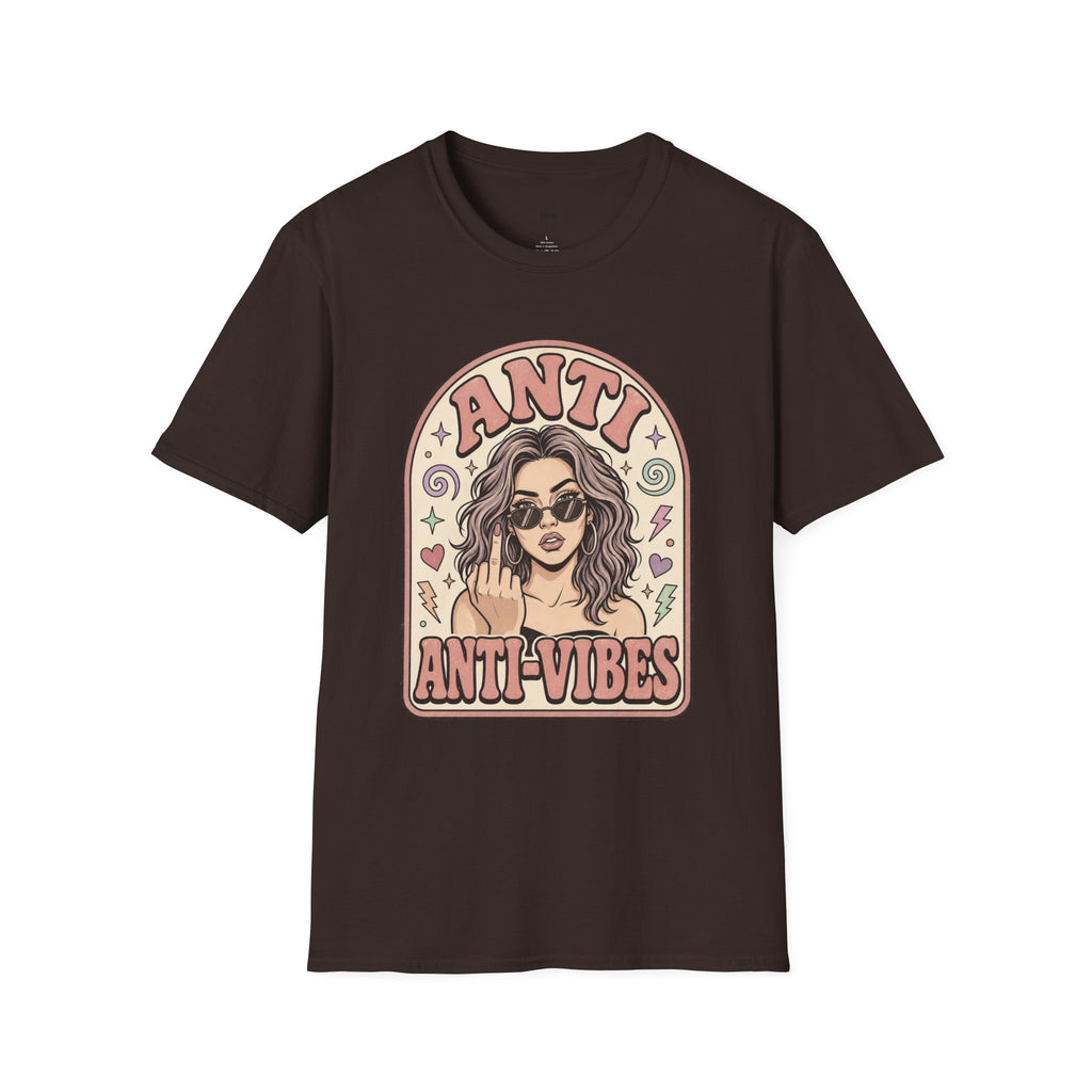 Anti Anti-Vibes T-Shirt Vintage Design