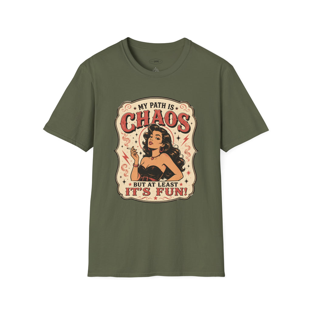 My Path Is Chaos but At Least It's Fun T-Shirt Vintage Design