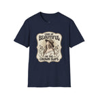 Chin Up Beautiful or the Crown Slips T-Shirt Vintage Design