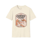 Cowboy Tears on the Rocks T-Shirt Vintage Design