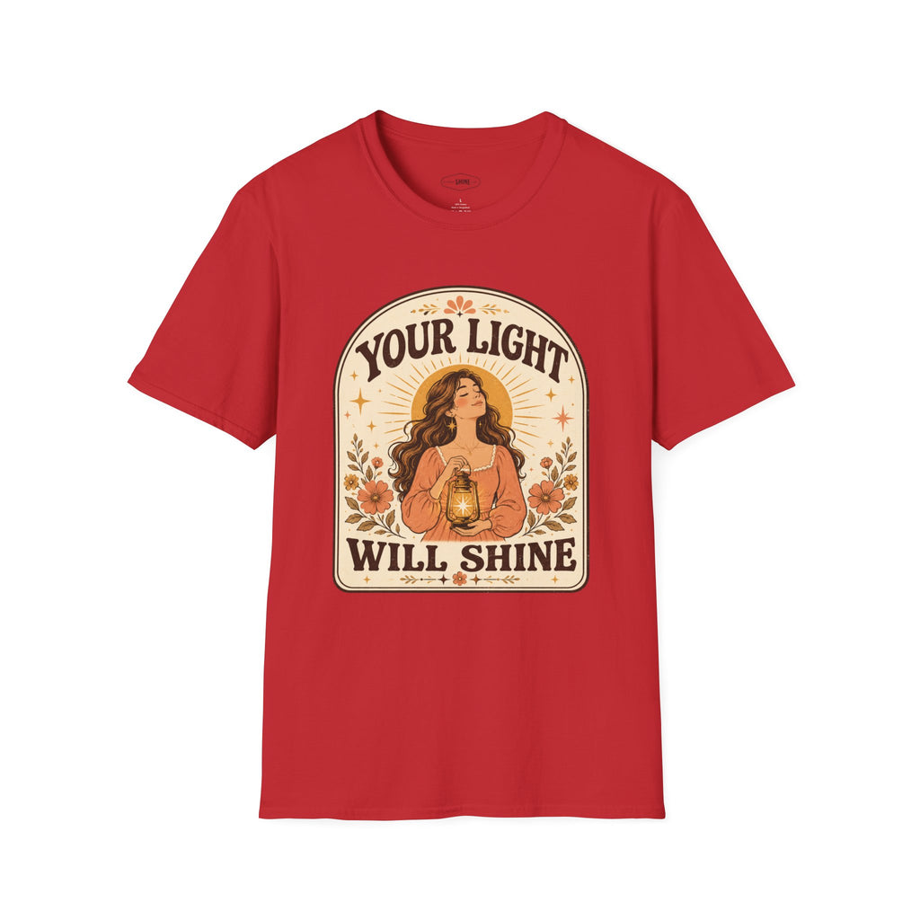 Your Light Will Shine T-Shirt Vintage Design