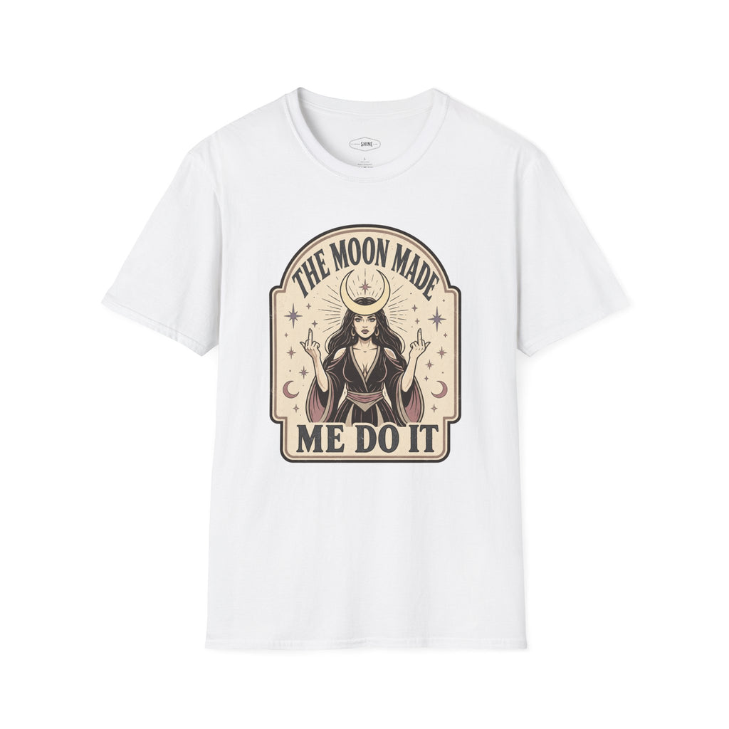 The Moon Made Me Do It T-Shirt Vintage Design