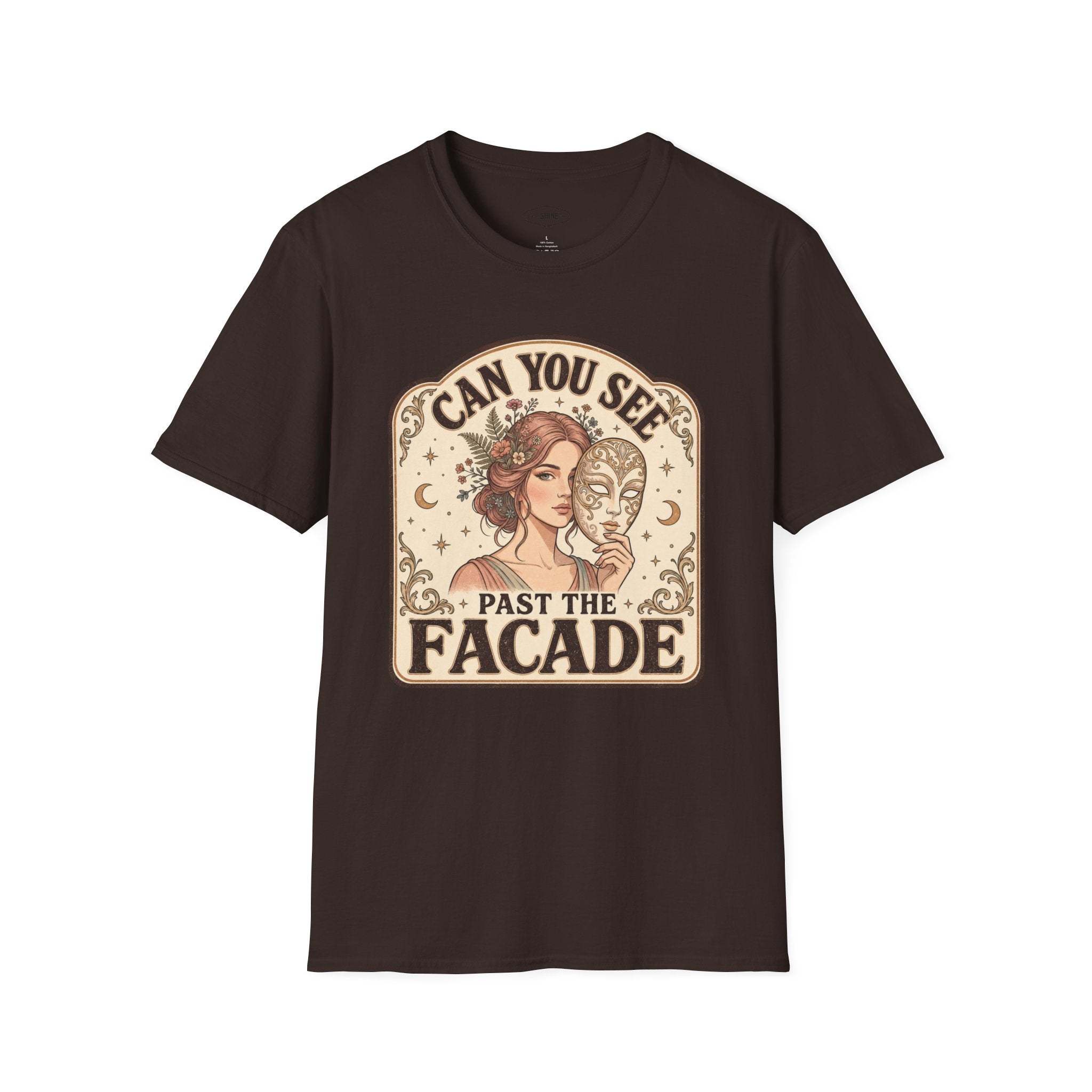 Can You See Past the Facade T-Shirt Vintage Design