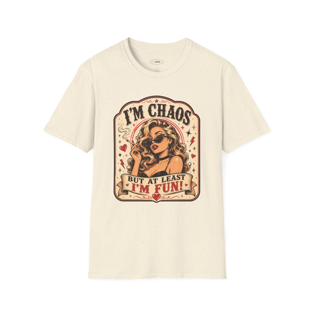 I'm Chaos but At Least I'm Fun T-Shirt Vintage Design