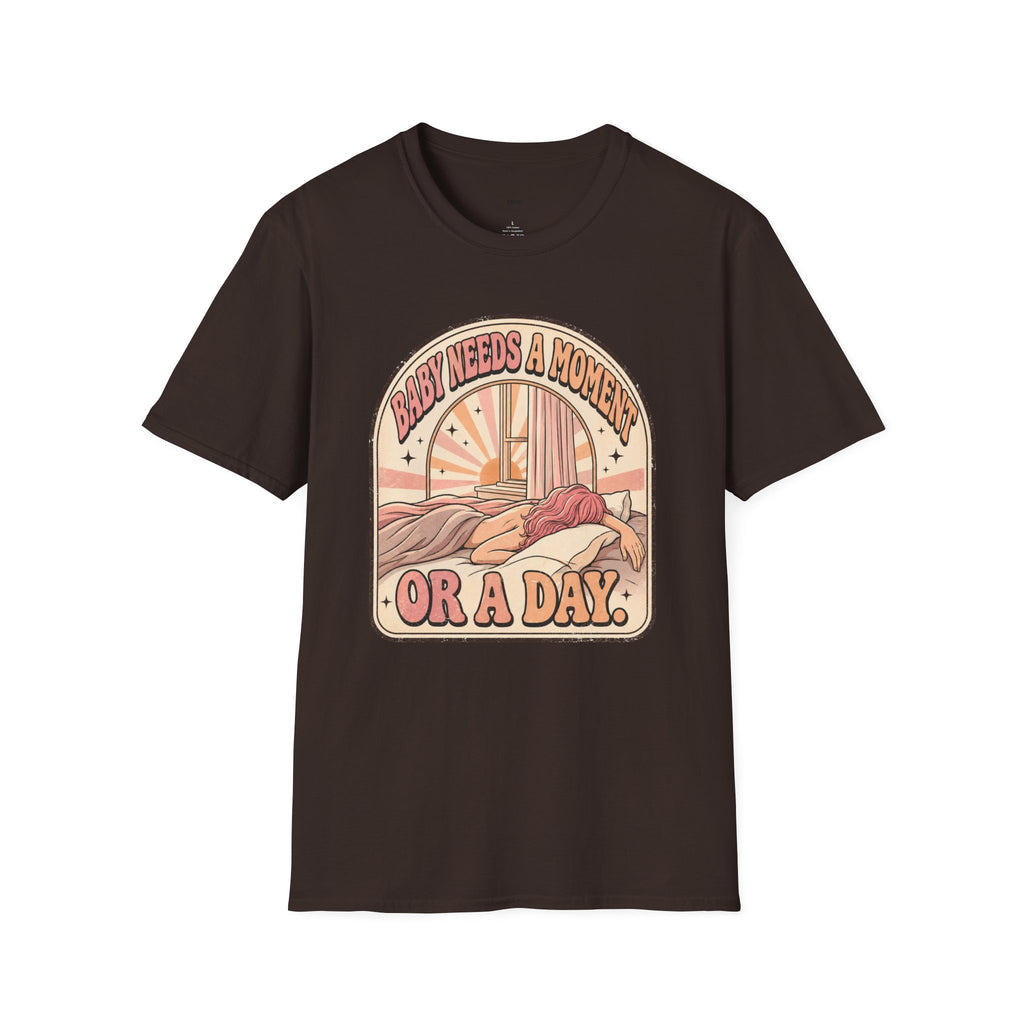 Baby Needs a Moment T-Shirt Vintage Design
