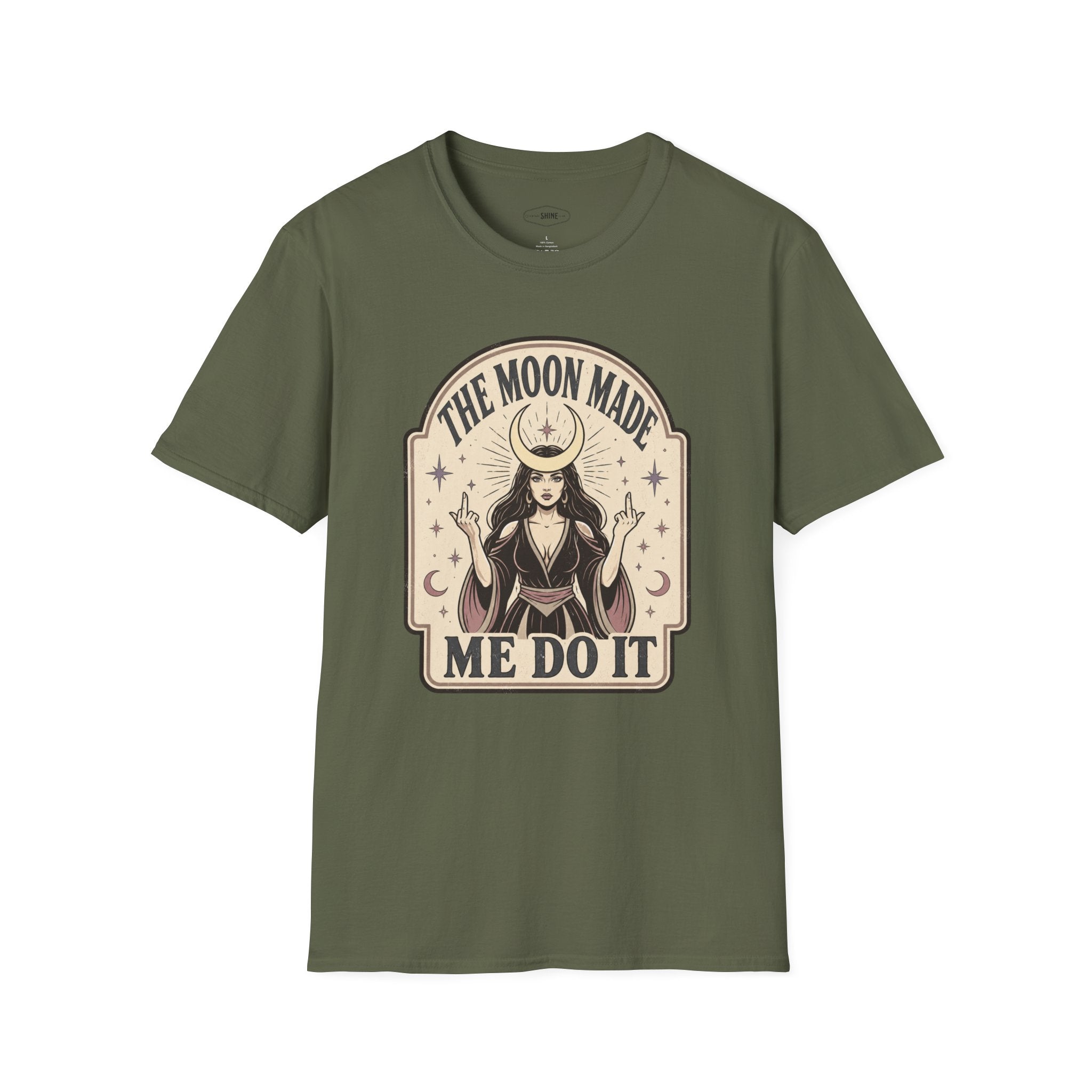 The Moon Made Me Do It T-Shirt Vintage Design