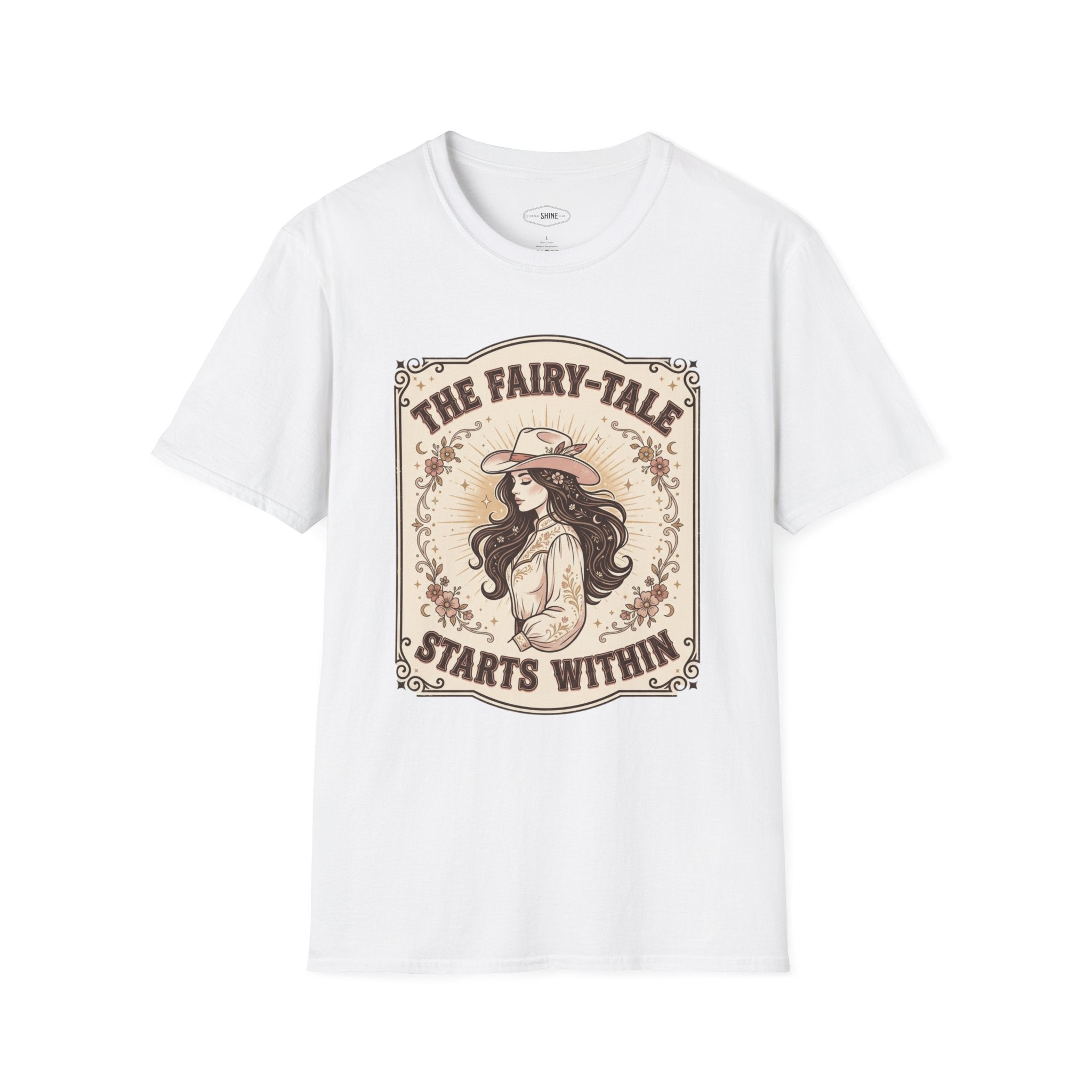 The Fairy-Tale Starts Within T-Shirt Vintage Design