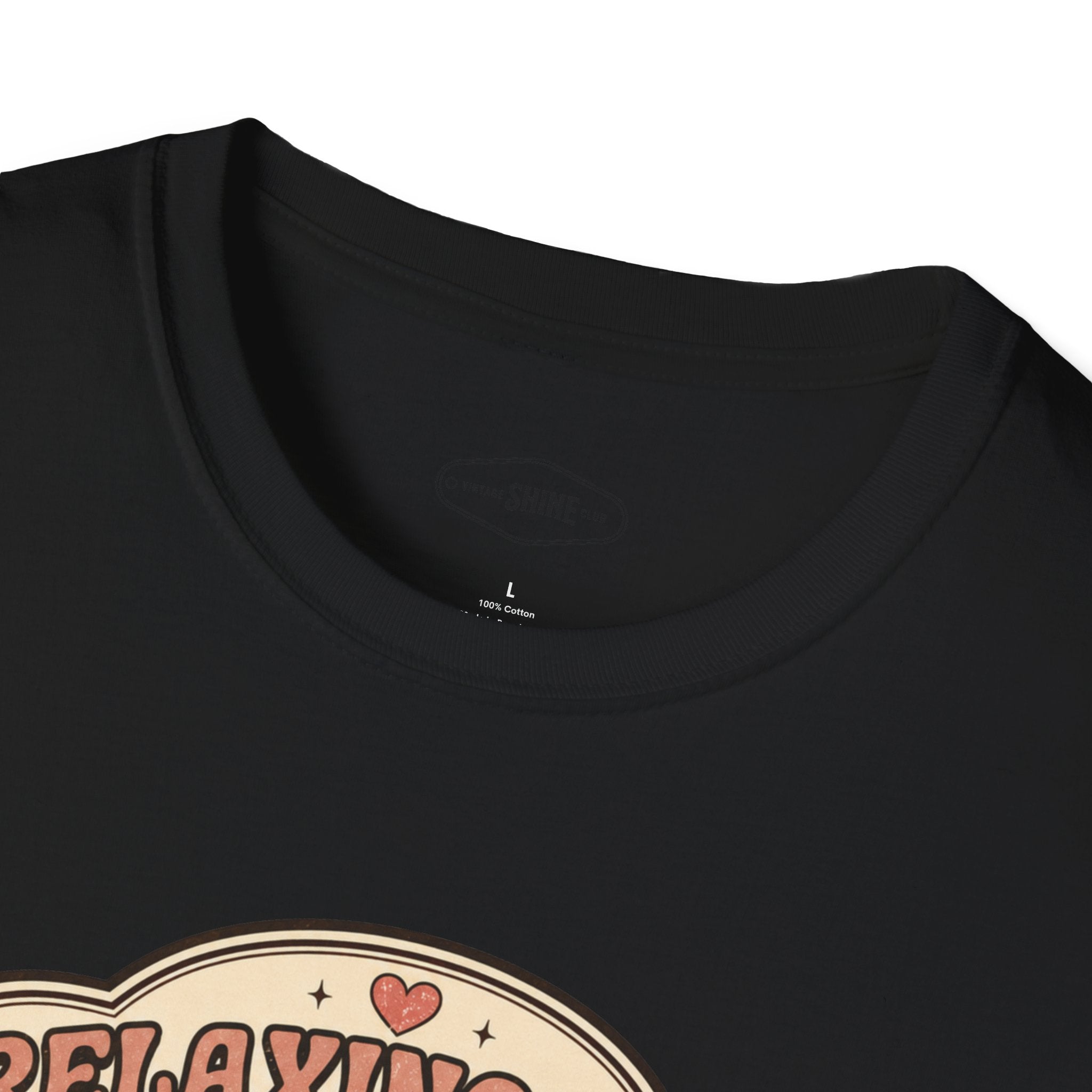 Relaxing With Puss Day T-Shirt Vintage Design