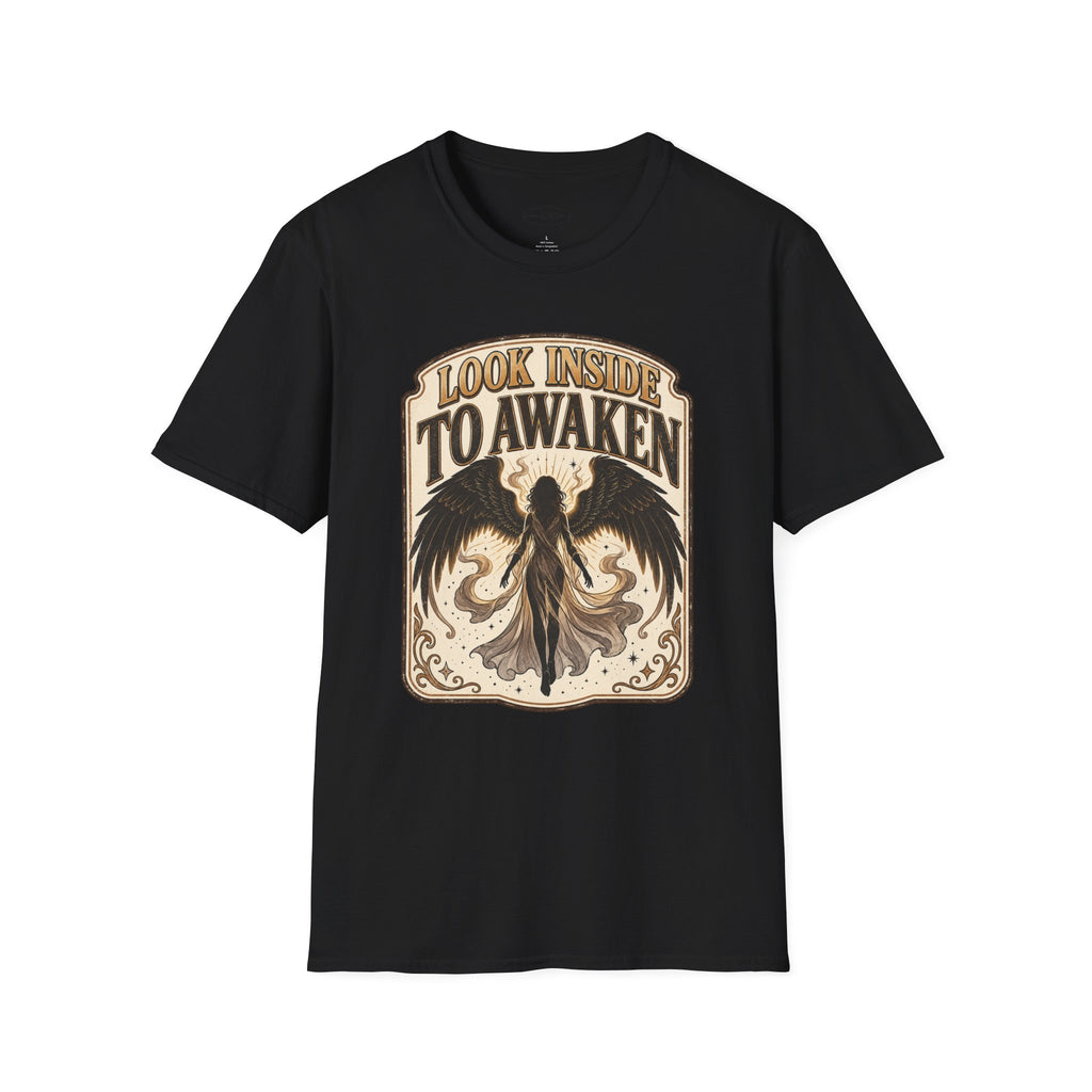 Look Inside to Awaken T-Shirt Vintage Design