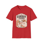 Cowboy Tears on the Rocks T-Shirt Vintage Design