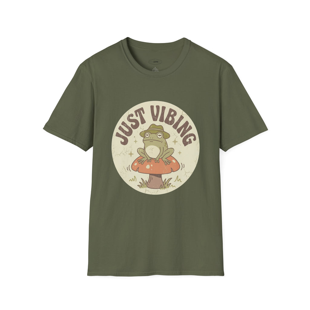 Just Vibing T-Shirt Vintage Design