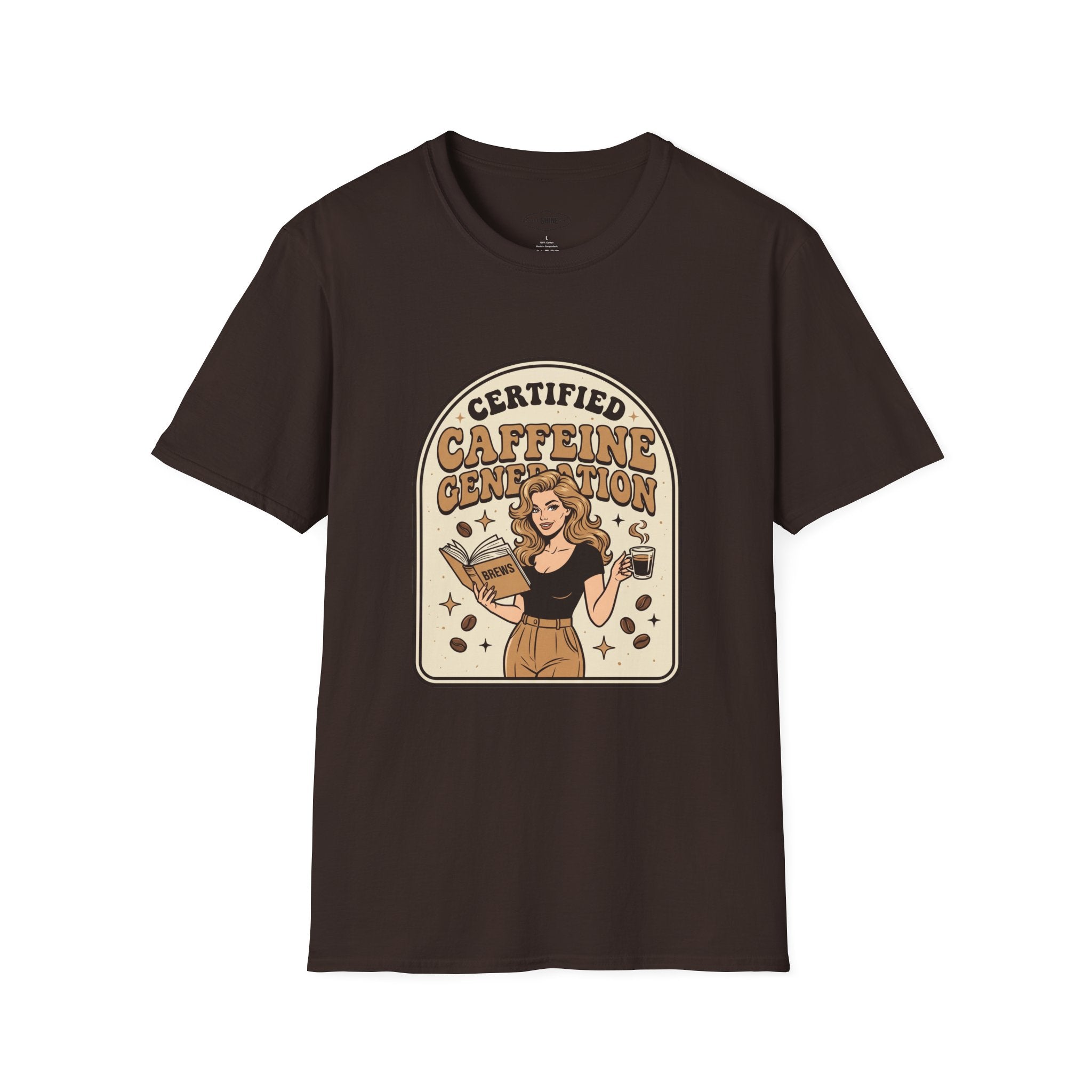 Certified Caffeine Generation T-Shirt Vintage Design
