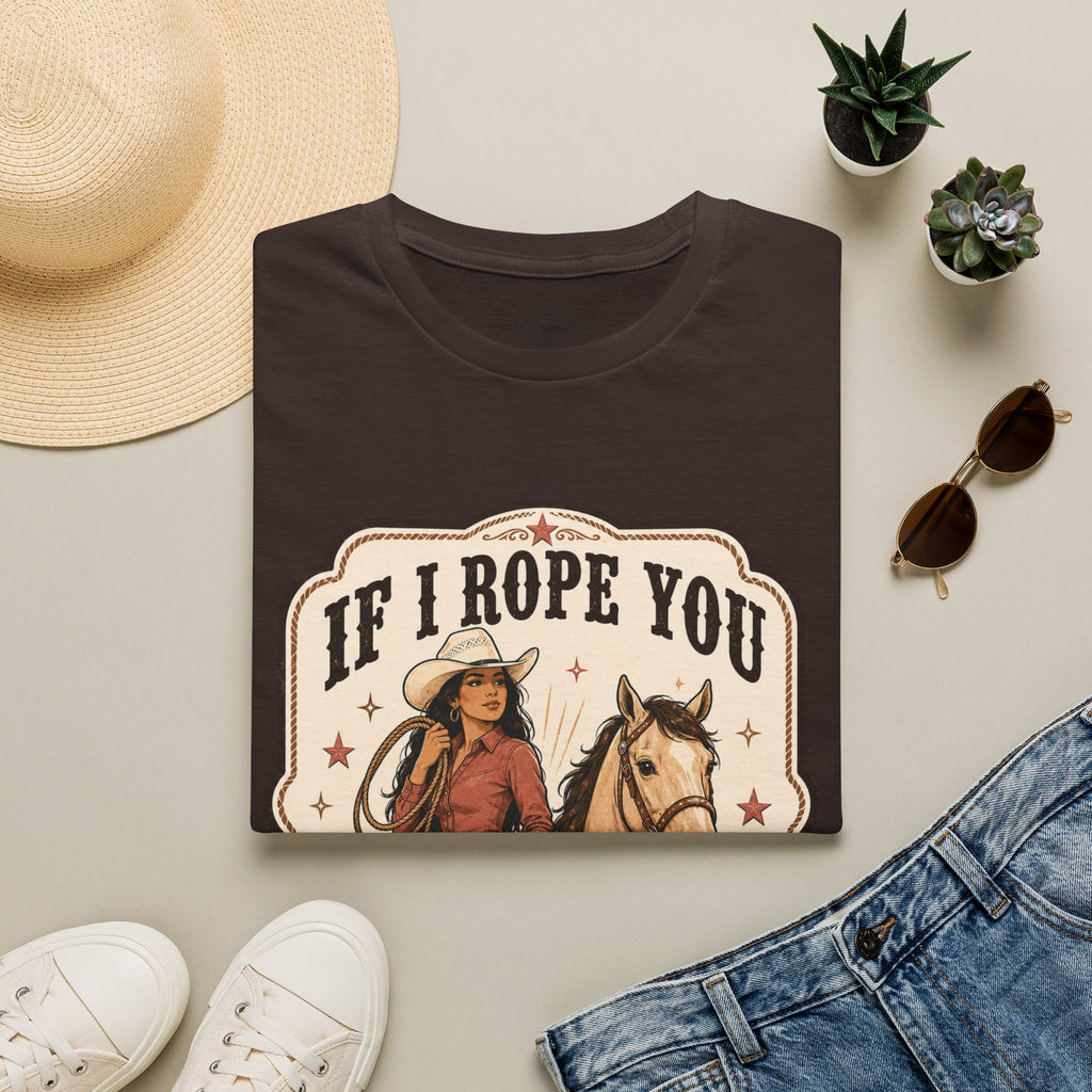 If I Rope You, Can I Keep You? T-Shirt Vintage Design