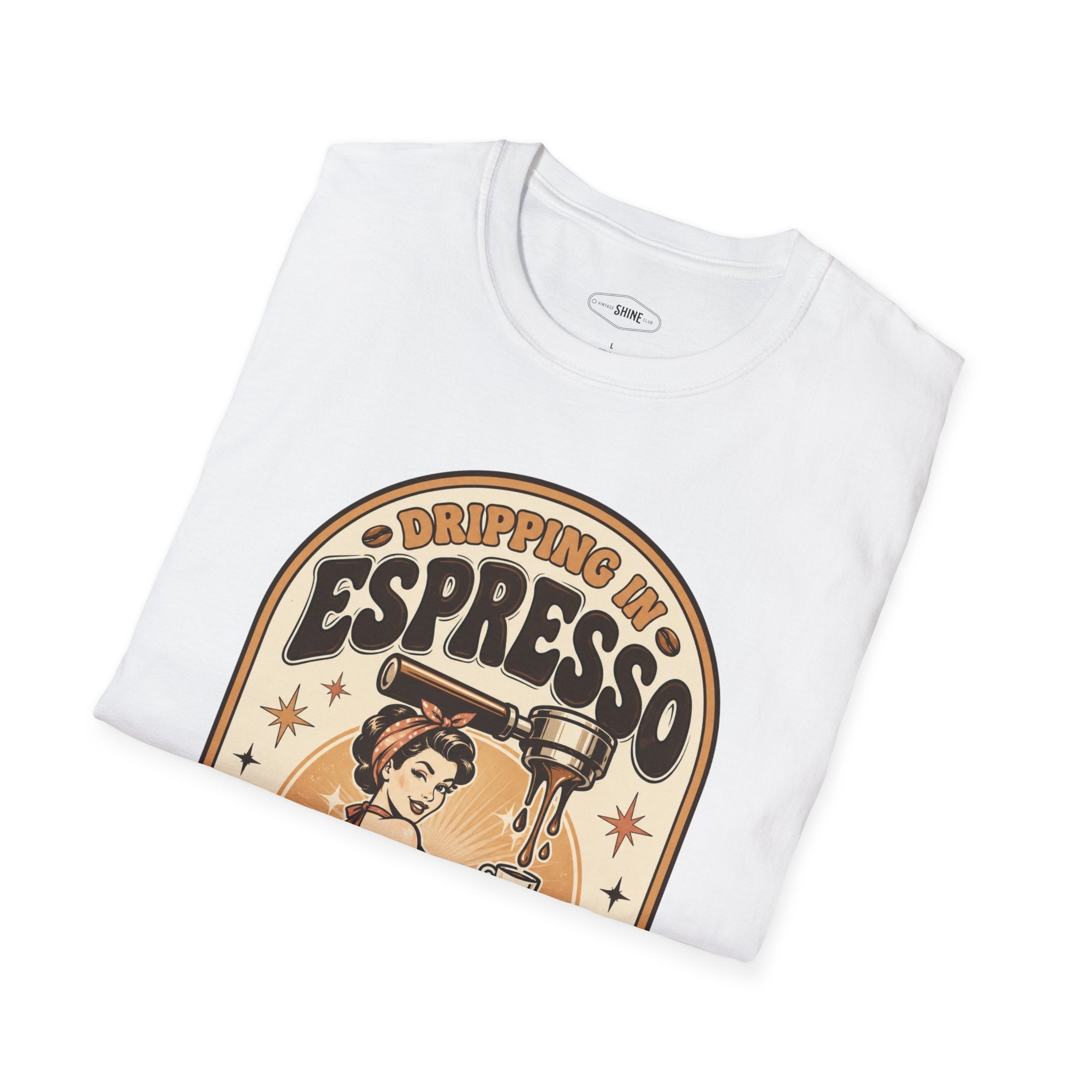 Dripping in Espresso T-Shirt Vintage Design