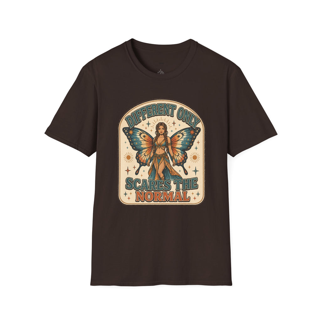 Different Only Scares the Normal T-Shirt Vintage Design