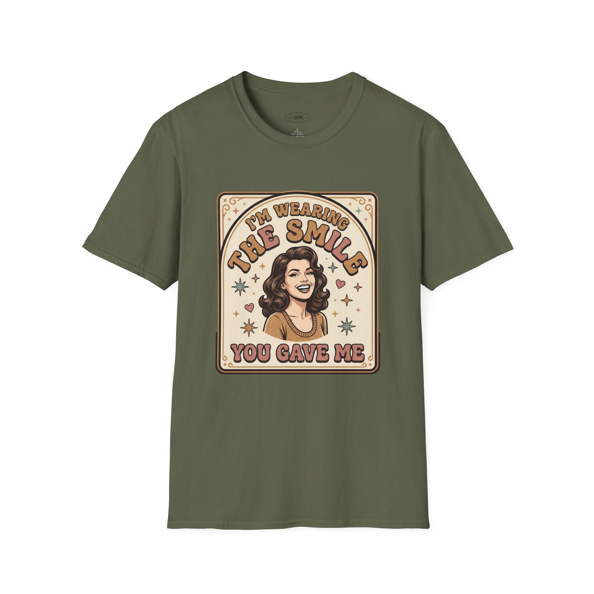 I'm Wearing the Smile You Gave Me T-Shirt Vintage Design