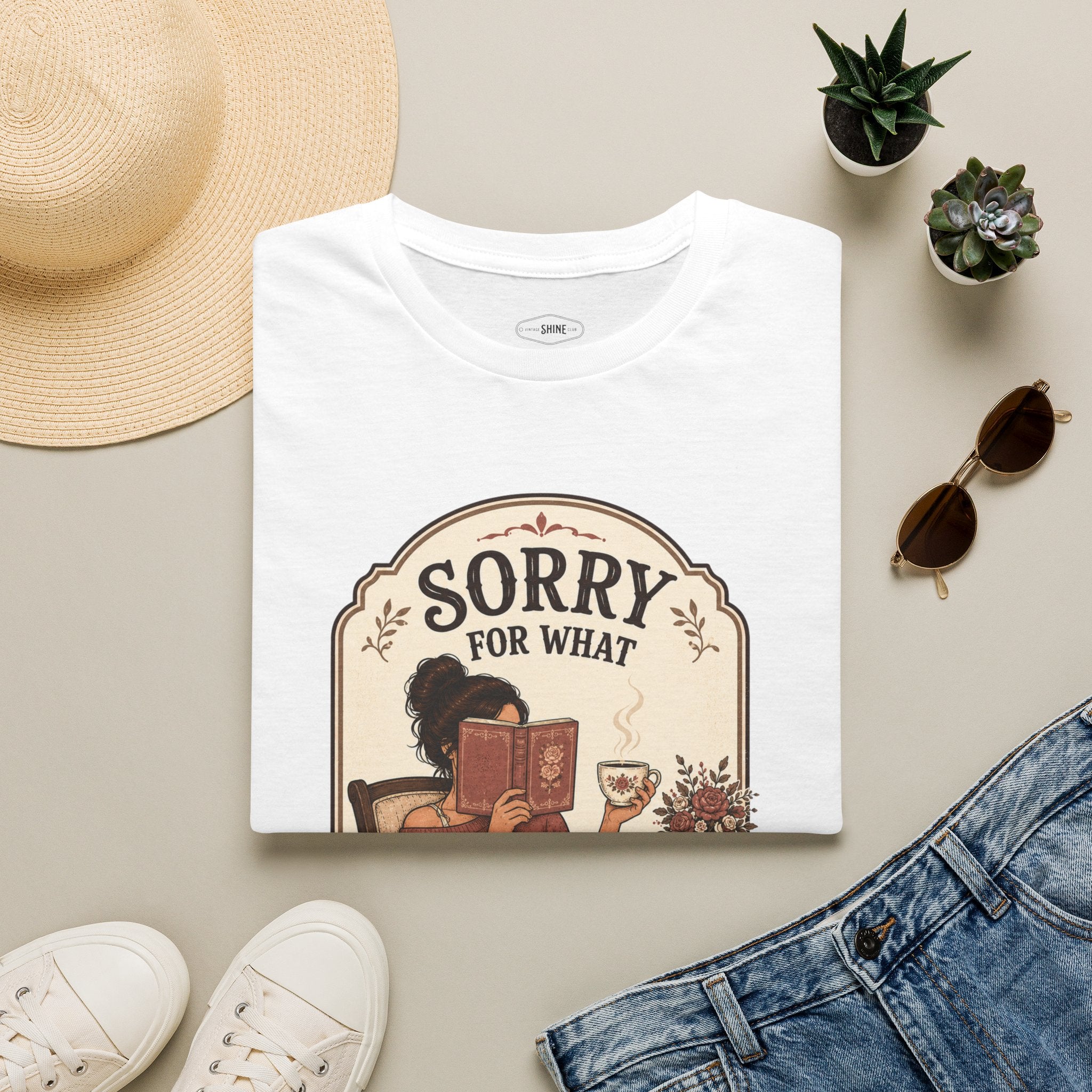 Sorry For What I Said Before Coffee T-Shirt Vintage Design