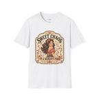 Sweet Chaos in a Woman's Form T-Shirt Vintage Design