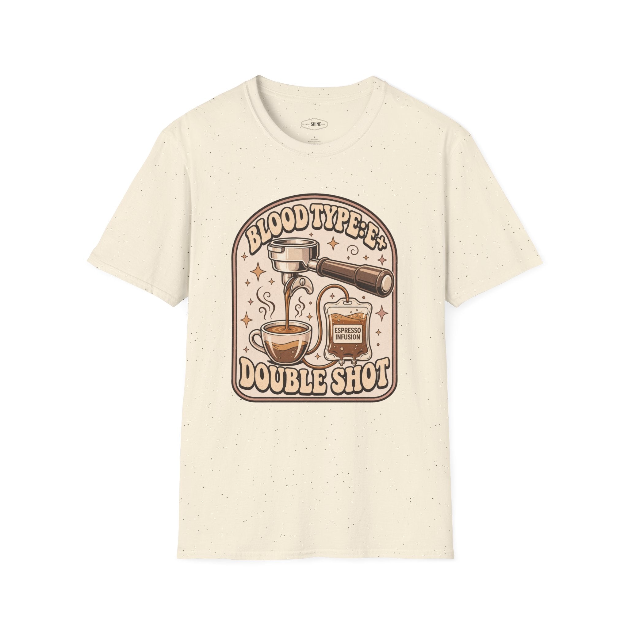 Blood Type: Double Shot T-Shirt Vintage Design