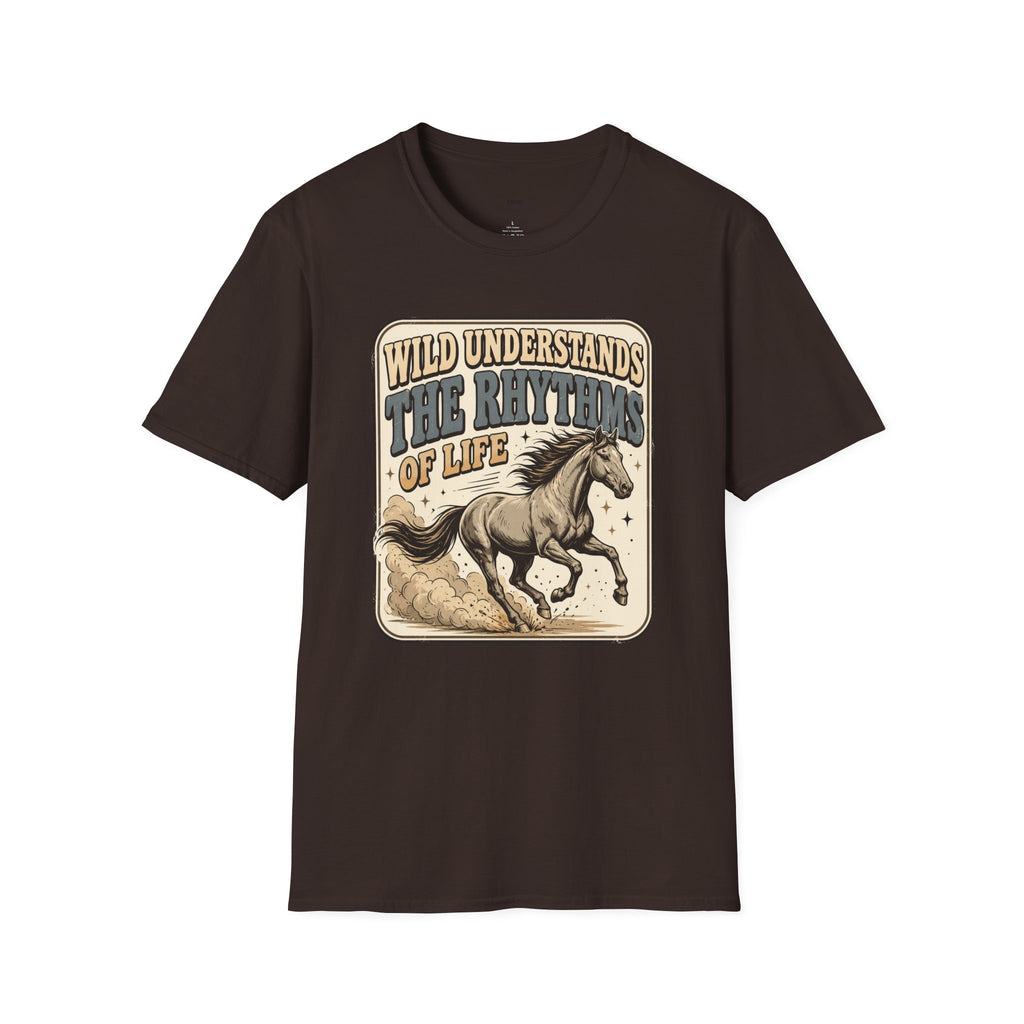 Wild Understands the Rhythms of Life T-Shirt Vintage Design