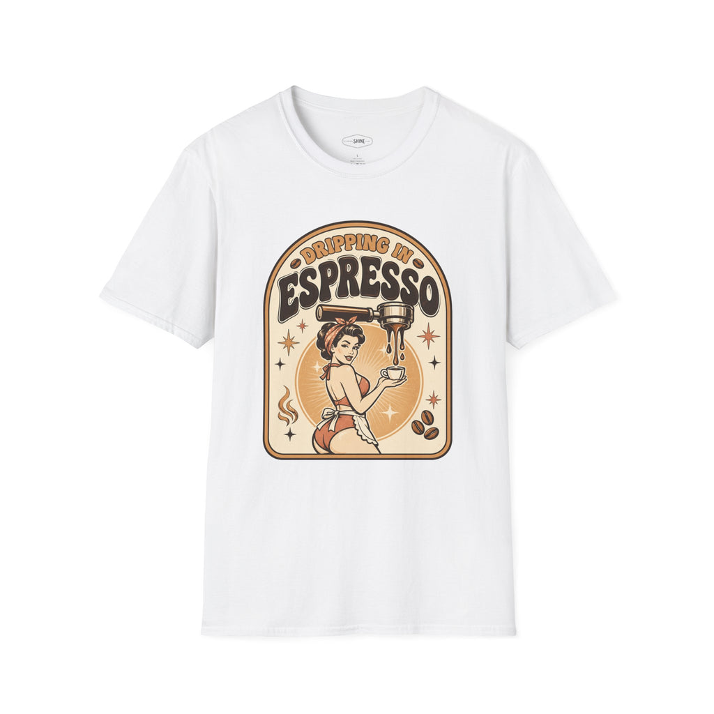 Dripping in Espresso T-Shirt Vintage Design