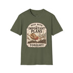Busy With Important Plans Tonight T-Shirt Vintage Design