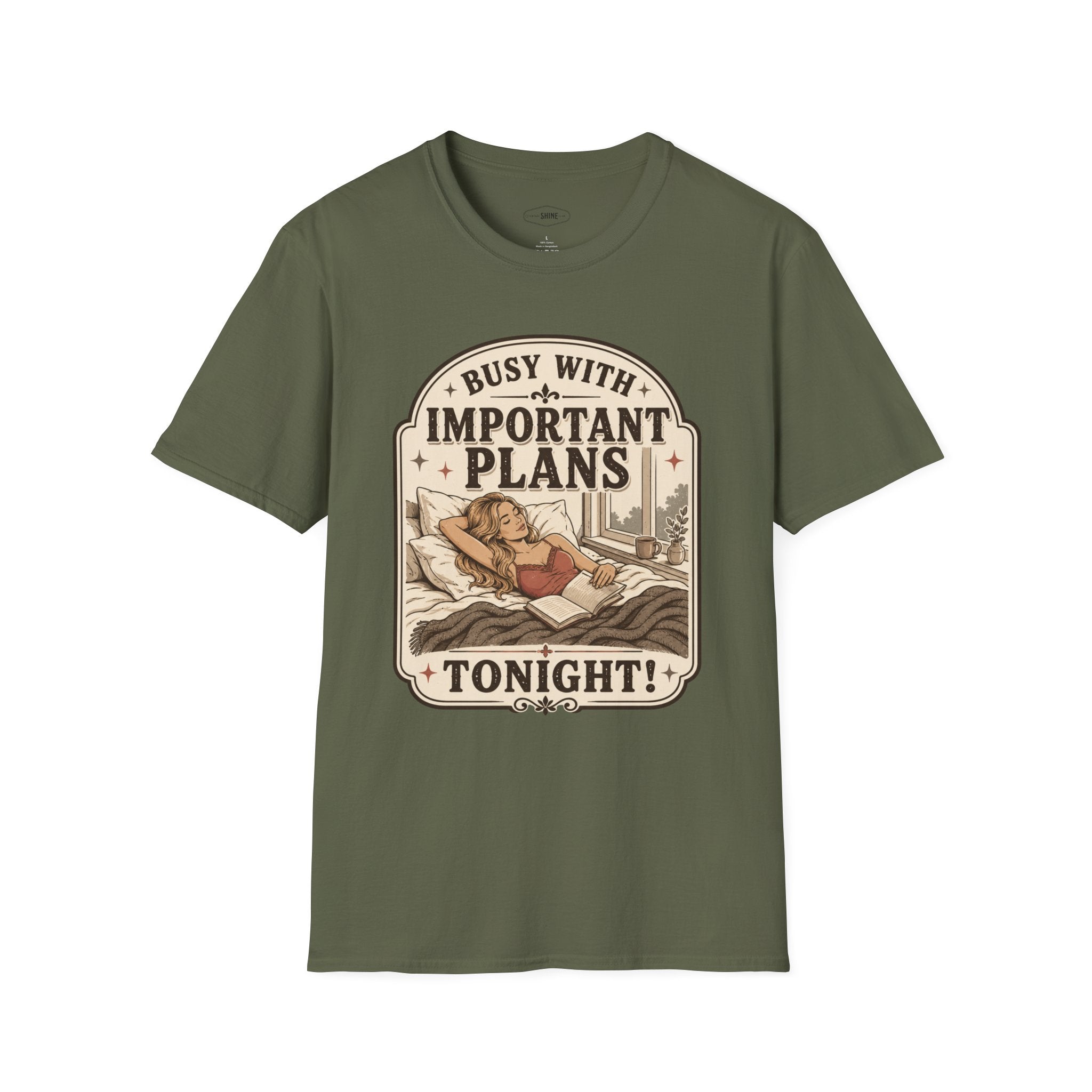 Busy With Important Plans Tonight T-Shirt Vintage Design