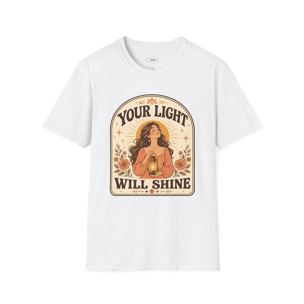 Your Light Will Shine T-Shirt Vintage Design